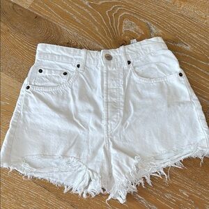 White Denim Women's Shorts